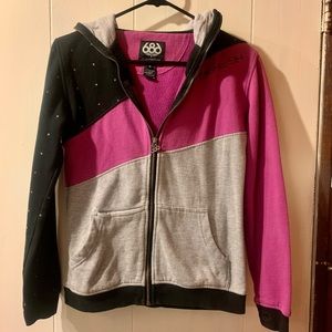 686 full zip hoodie